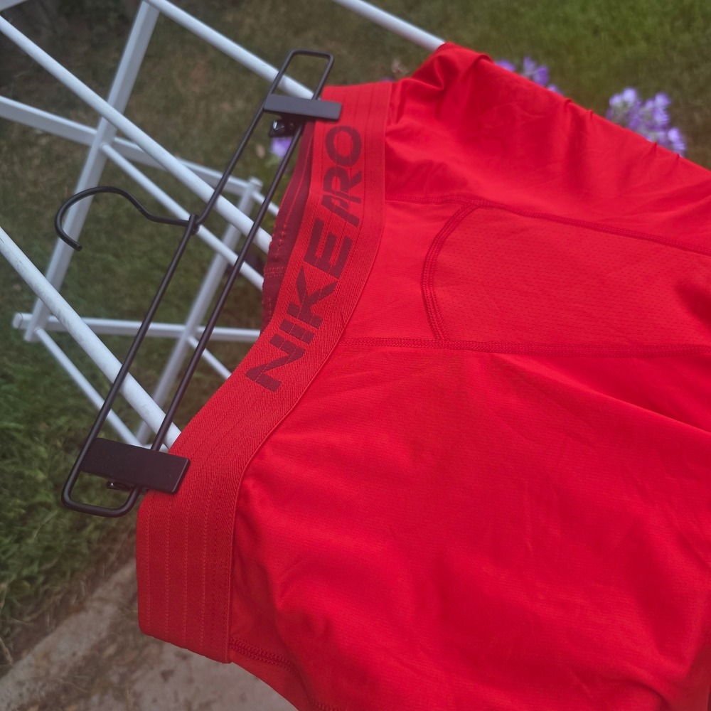 Nike Pro Dri-FIT Mens Compression Tights Red Leggings 3XL Tight Fit Base Layer - Picture 4 of 5